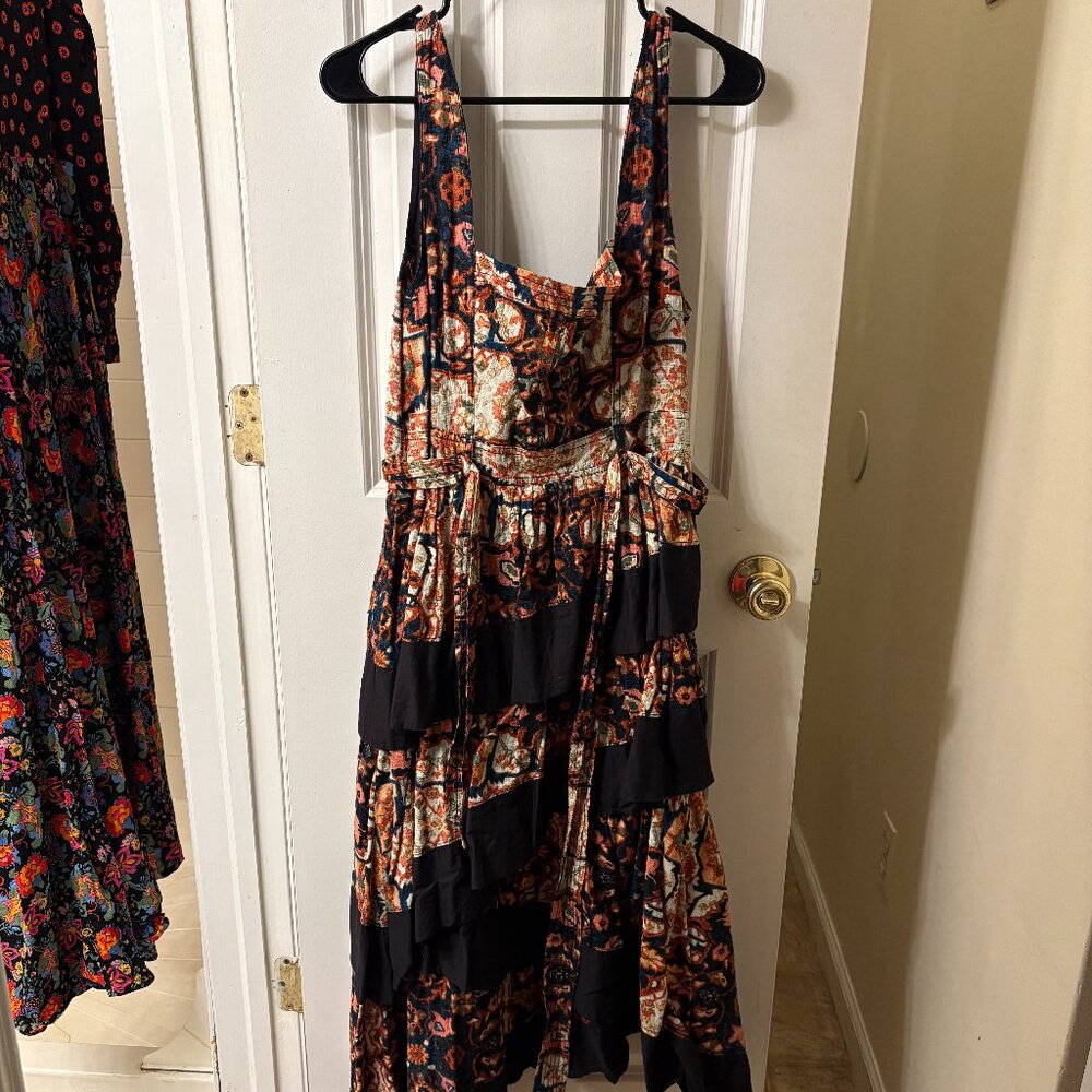 Anthropologie Bohemian Multi-Colored Dress